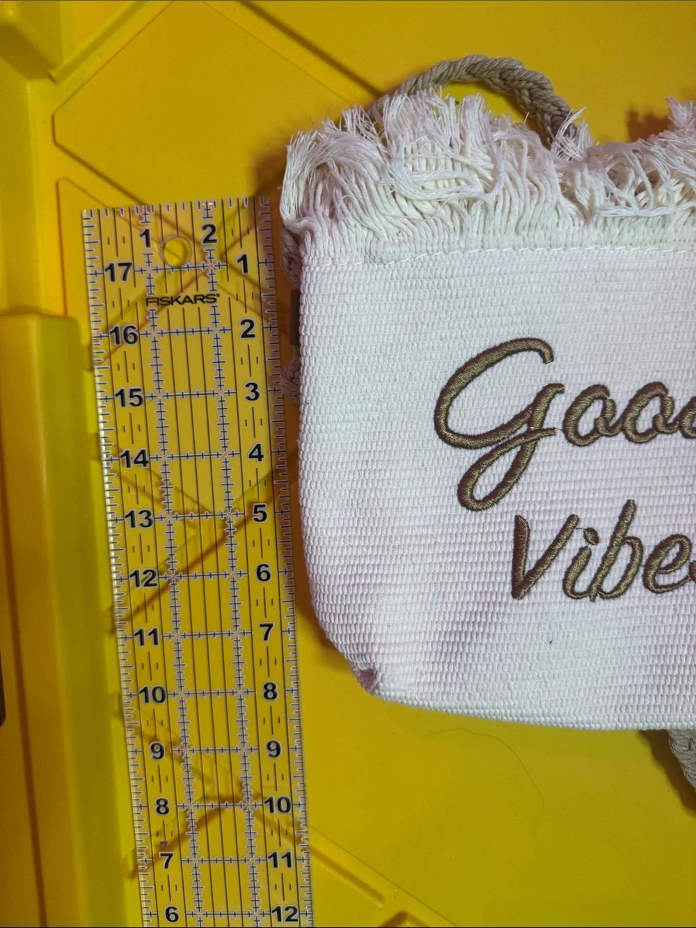 Lucky Brand Cream Fringe 'Good Vibes' Crossbody Bag